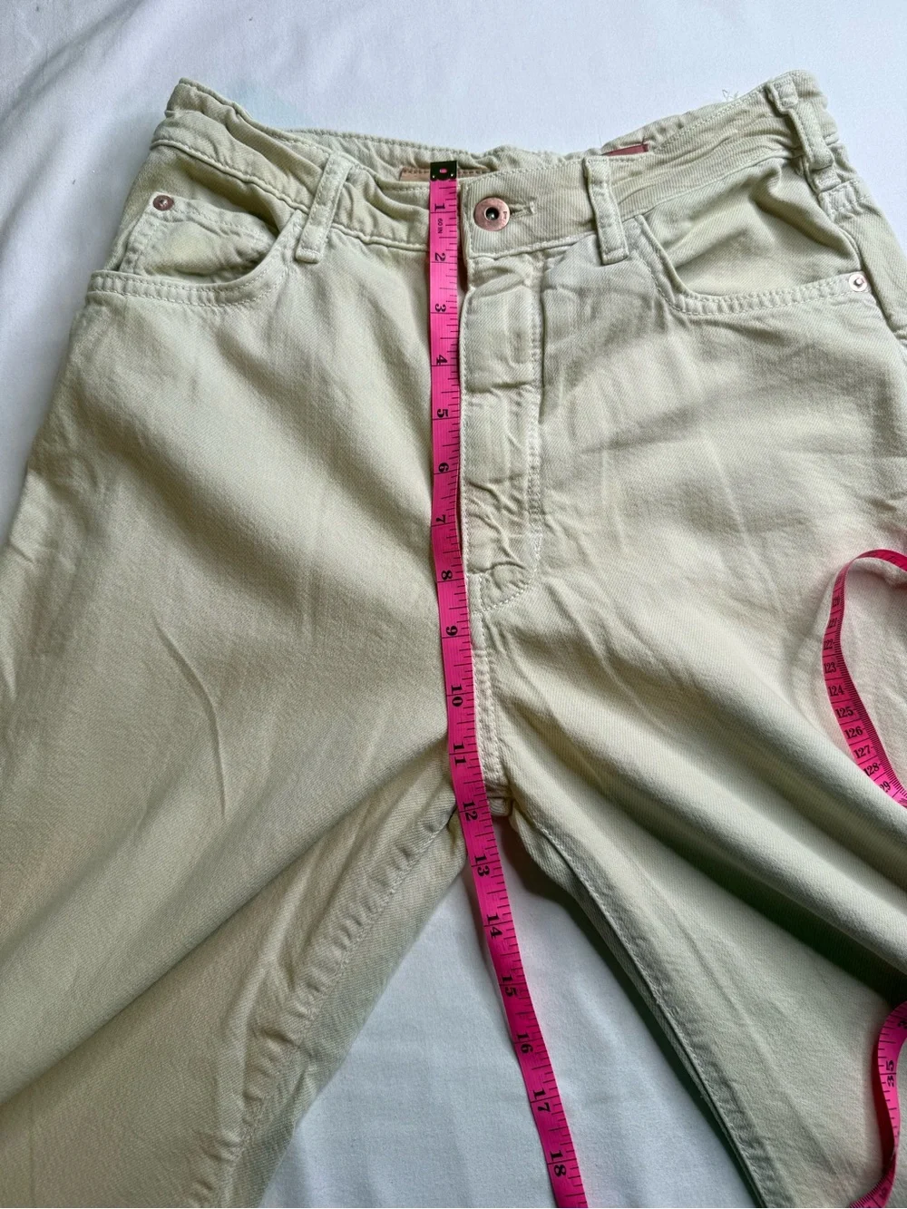 Pilcro Light Tan High-Rise Pants - Picture 6 of 13